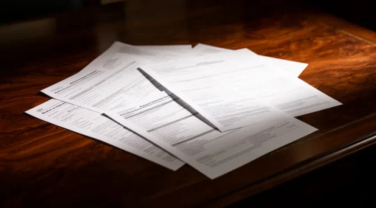 Examen de documents médicaux et formulaires d'assurance pour garantie IPT