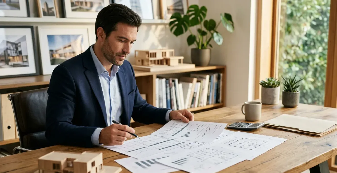 Investisseur immobilier analysant ses options fiscales pour optimiser ses revenus locatifs