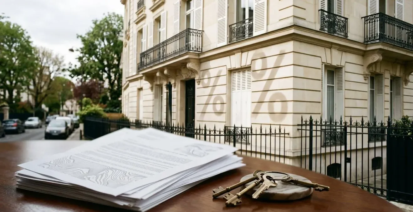 Documents administratifs et maison familiale illustrant la justification de l'abattement fiscal